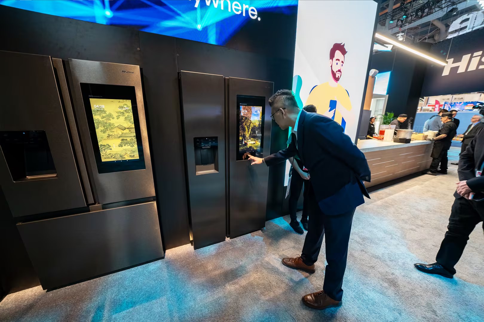看点：海信冰箱AI智能厨房新标杆！爱游戏(ayx)CES 2025(图3)