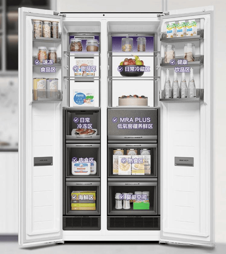冰箱深度对比：哪个更适合你？爱游戏体育美菱冰箱与卡萨帝(图6)